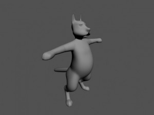 cartoon cat 3D Model