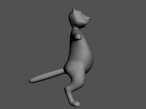 cartoon cat 3D Model