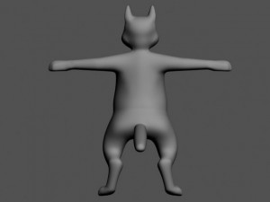 cartoon cat 3D Model