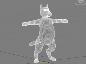cartoon cat 3D Model