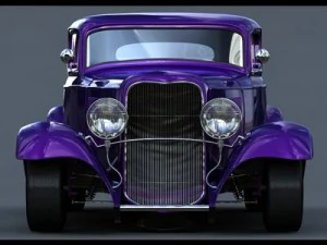 1932 ford coupe hot rod 3D Model