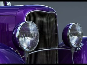 1932 ford coupe hot rod 3D Model
