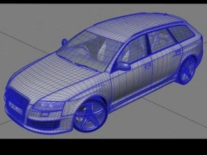 audi rs6 avant Modello 3D
