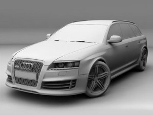 audi rs6 avant 3Dモデル