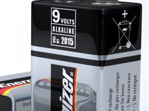 energizer 9 volt battery Model 3D