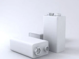 energizer 9 volt battery 3D Model