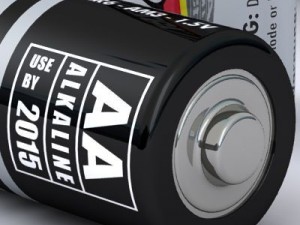 energizer aa battery 3D Model