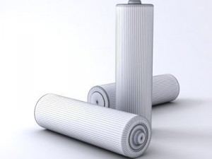 energizer aa battery 3D Model