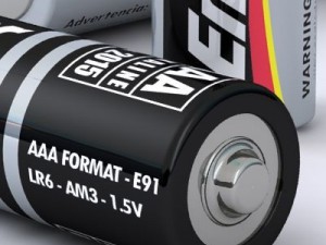 energizer aaa battery 3D-Modell