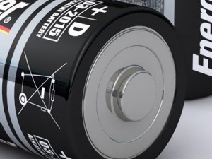 energizer d battery 3D-Modell