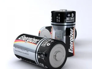 energizer d battery 3D Model