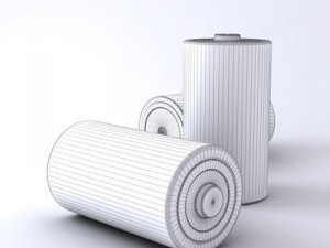 energizer d battery 3D Модель