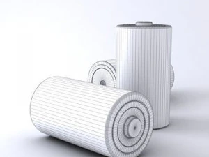 energizer d battery 3D Model