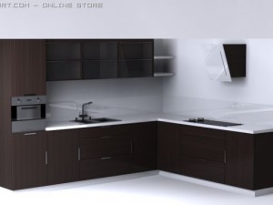 kitchen corner setup 3D Model