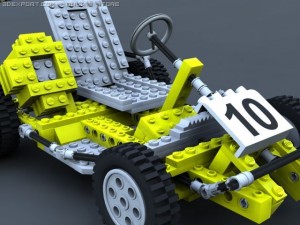 lego car 3D मॉडल