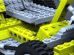 lego car 3D मॉडल