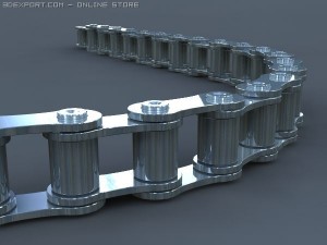chain links Modelo 3D