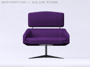 sillon chair Modèle 3D