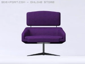 силонне крісло 3D Модель