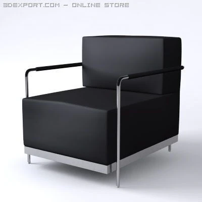sedia Casper Modello 3D .c4d .max .obj .3ds .fbx .stl .blend 