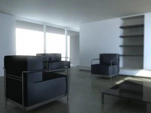 sedia Casper Modello 3D