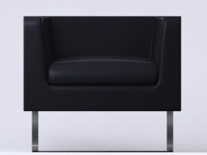 club chair 3D 모델