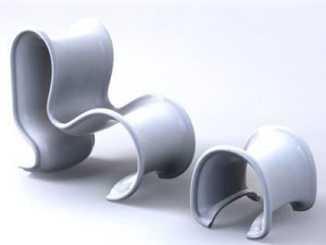 fiocco chair Modello 3D