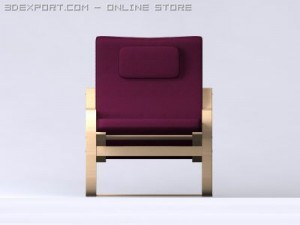 5 poang chairs collection 3D Модель