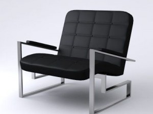 zoco contemporary chair Modello 3D