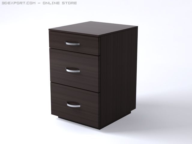 triple cabinet 3D 模型 .c4d .max .obj .3ds .fbx .stl .blend 