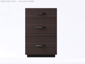 triple cabinet 3D 模型