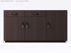 triple unit Modèle 3D