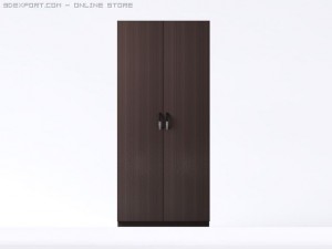 double wardrobe Modelo 3D