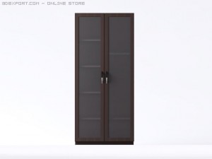 wardrobe glass fronted Modello 3D