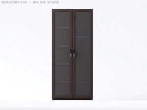 wardrobe glass fronted 3D Model