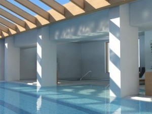 swimming pool scene 3D मॉडल