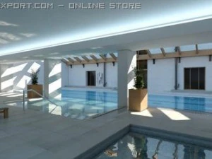 swimming pool scene 3D Model