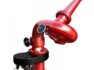 oscillating fire fighting monitor 3D Model