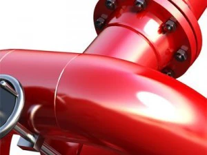 oscillating fire fighting monitor 3D Model