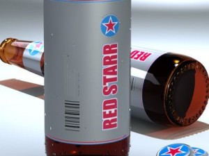 unbranded beer bottle 3D Model