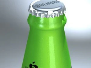 bulmers pear cider bottle 3D Model