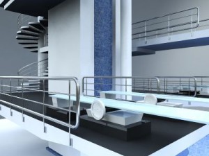 olympic diving board 3D-Modell