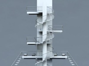 olympic diving board 3D-Modell