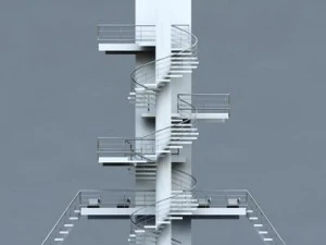 olympic diving board 3D Model