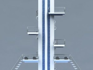 olympic diving board 3D-Modell