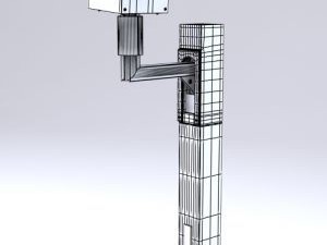 speed camera small 3D Model