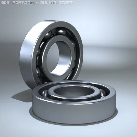 ball bearing small 3D Model .c4d .max .obj .3ds .fbx .stl .blend