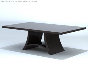 arched contemporary table Modello 3D