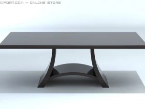 arched contemporary table 3D Model