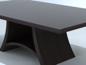 arched contemporary table 3D Model